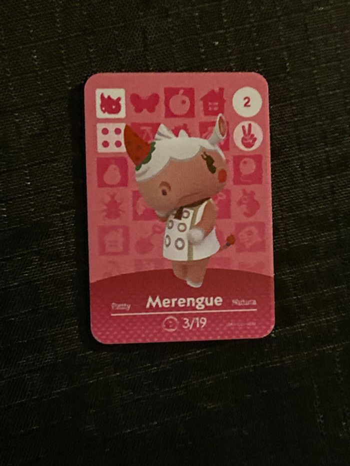 mini carte  amiibo mèrengue