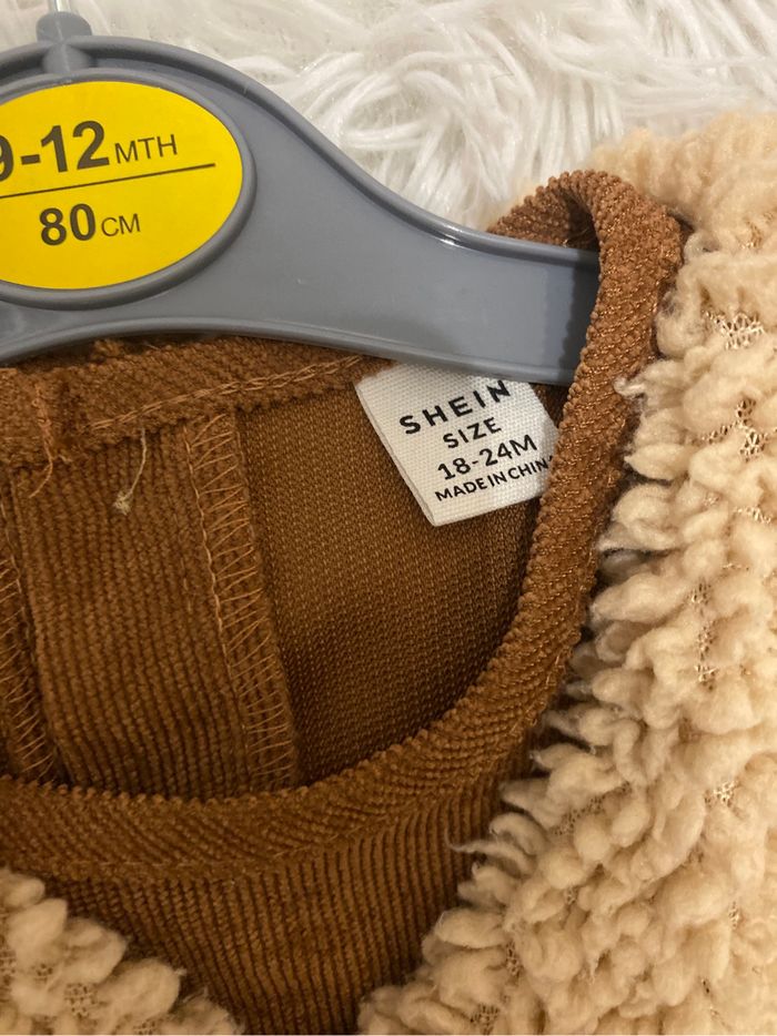 Robe bébé fille avec gilet sans manche - photo numéro 2