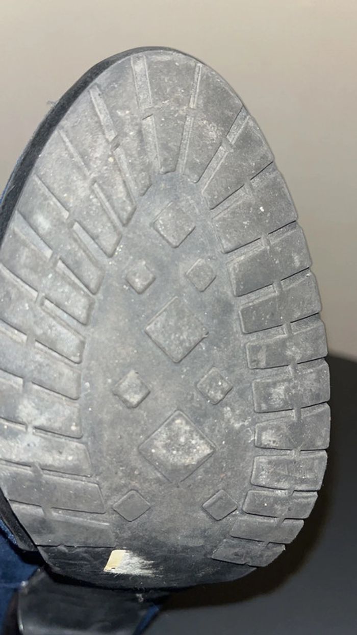 Élégantes bottines bleue marine façon daim 38 - photo numéro 8