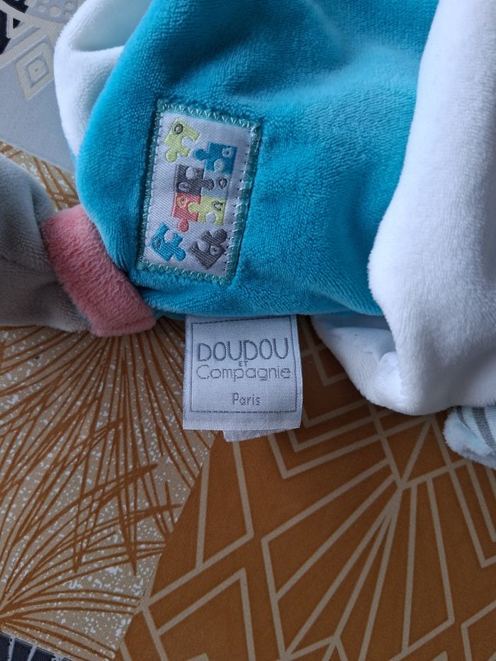 Doudou peluche marionnette lapin neuf - photo numéro 7