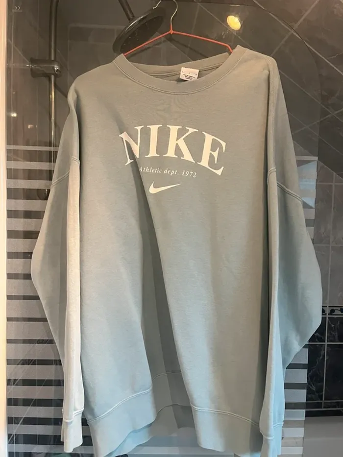 sweat vintage nike sportswear ocean cube/white - photo numéro 6