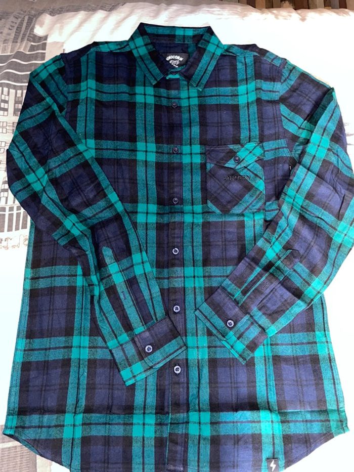 Chemise vert unicorn