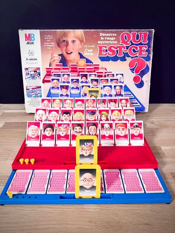 Qui est-ce ? MB Jeux – Version 1991 – Très bon état