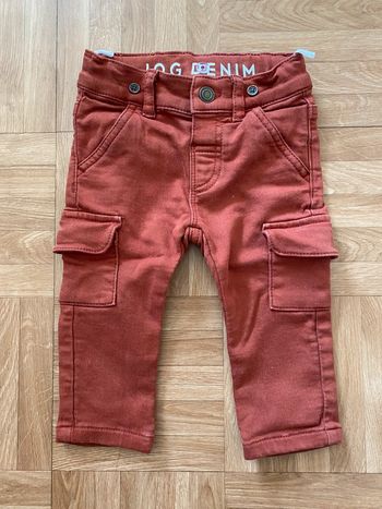 Pantalon jean marron cuivre taille 12 mois C&A