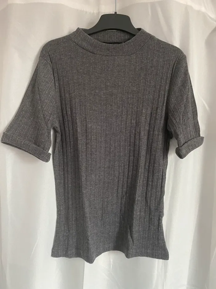 T-shirt effet maille - photo numéro 2