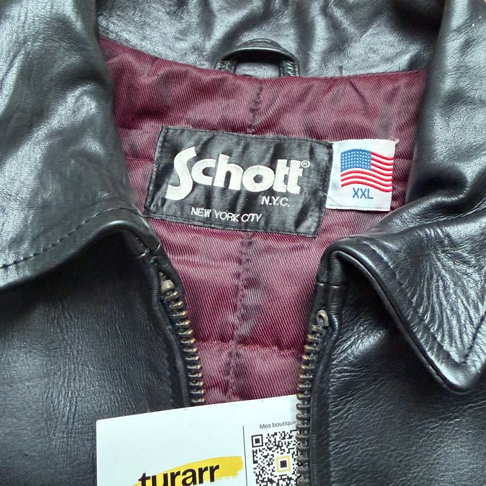 Veste Cuir Schott LC5100 - photo numéro 4