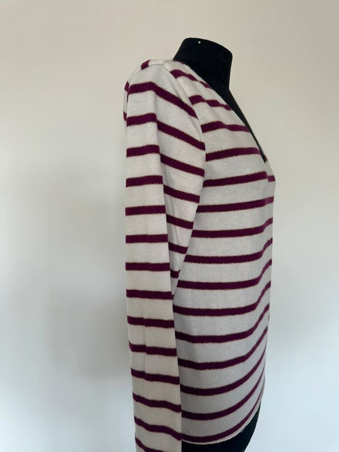 Pull léger à rayures - photo numéro 4