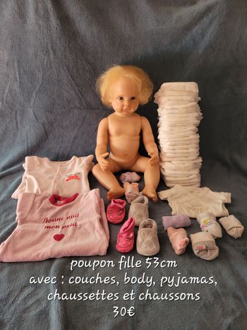 Poupon style reborn fille