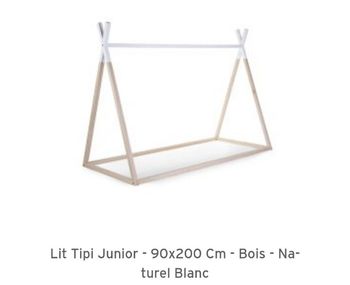 Lit tipi bébe/enfant