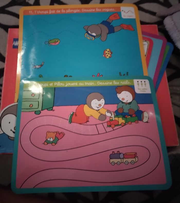 Jeux écritures et dessins T'choupi premiers graphismes "Nathan" - photo numéro 5