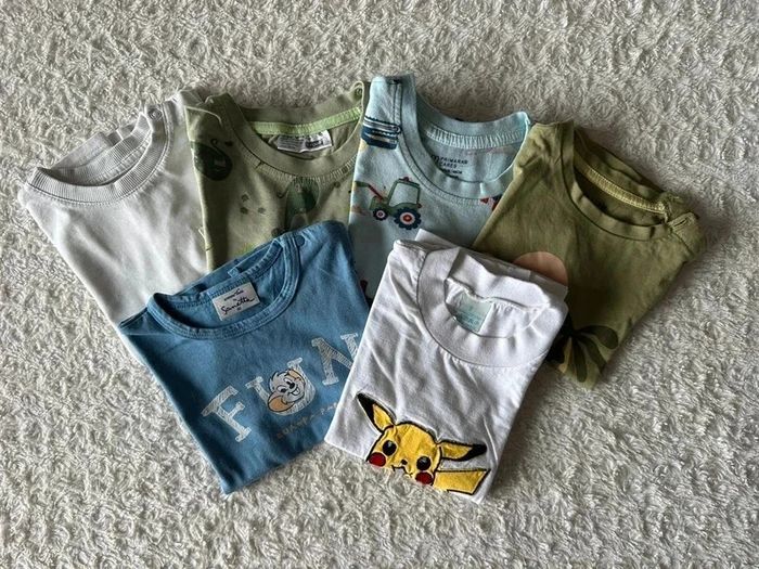Lot de 6 t-shirt 12-18 mois