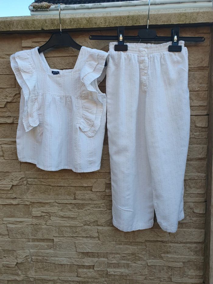 Ensemble fillette haut +pantalon Kiabi 5 ans