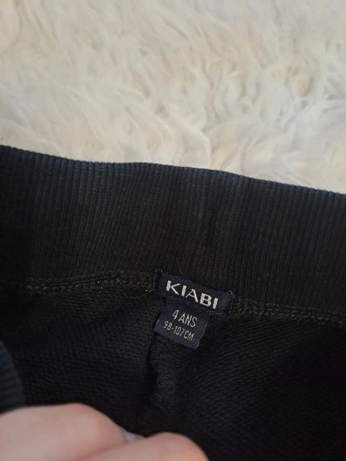 Jogging noir kiabi 4ans - photo numéro 3