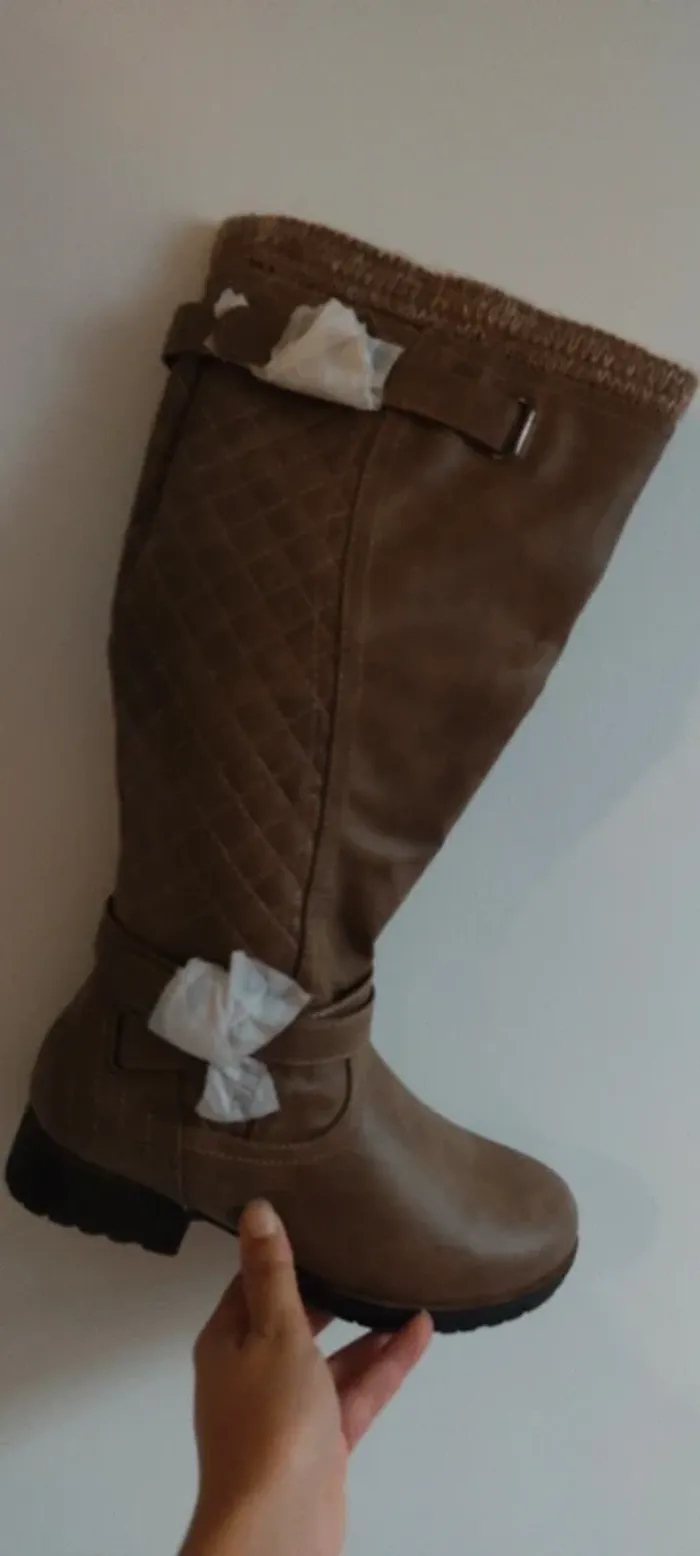JustFab Bottes hautes Mahira taille 36 - photo numéro 5