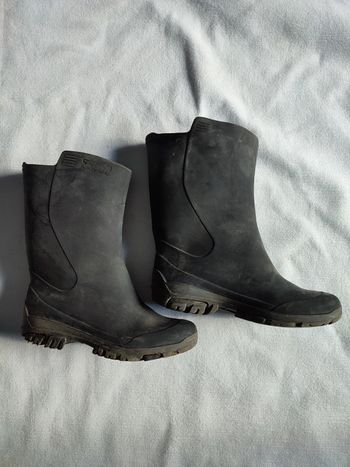 Botte caoutchouc noire 25/26