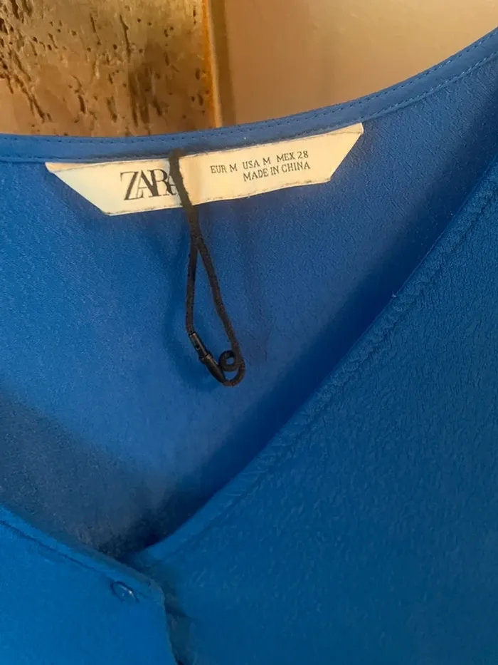 Robe Zara bleu - photo numéro 3