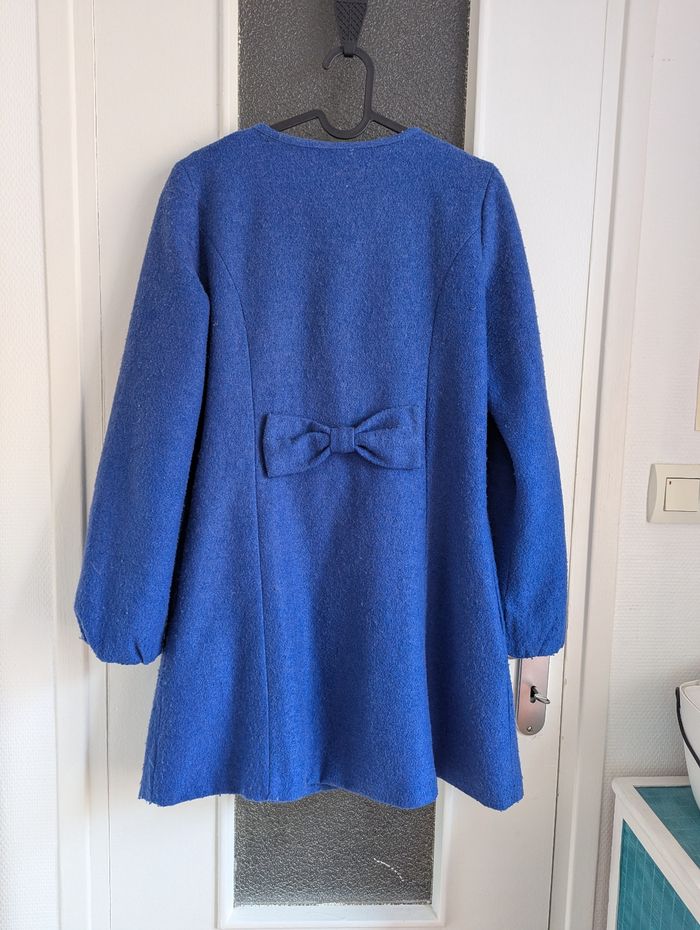 Manteau molly bracken bleu en laine taille 36 s - photo numéro 2