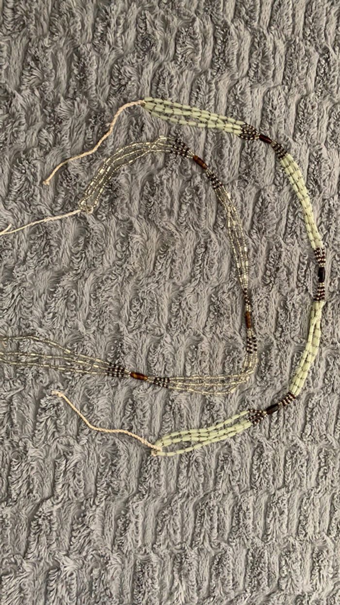 Lot de 2 ceintures en perles