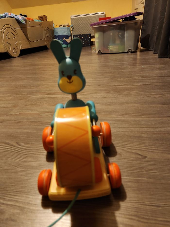 Lapin en bois à tirer Djeco - photo numéro 8