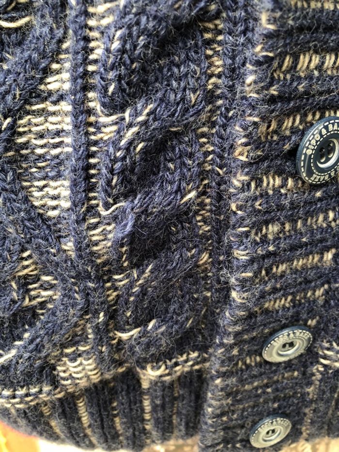 Gilet long en laine garçon taille S - photo numéro 2