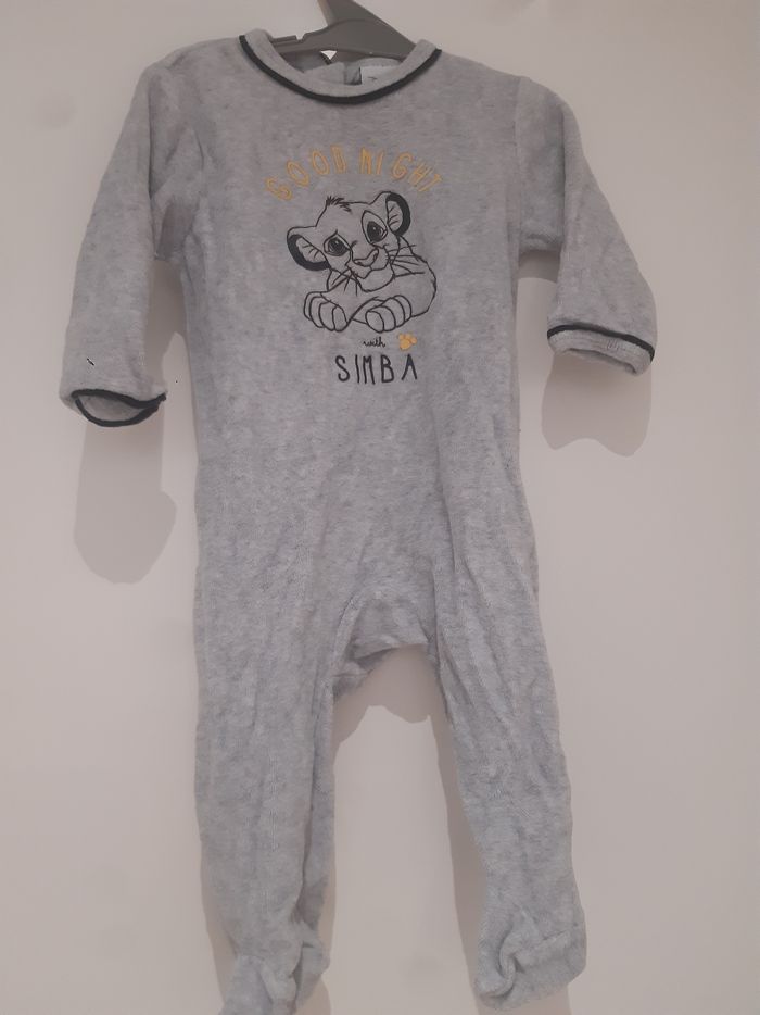 4 pyjamas 9 mois velours - photo numéro 4