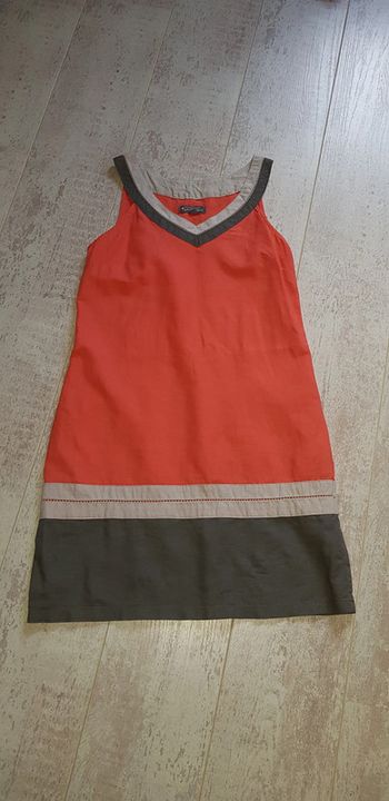 Robe bretelles col v