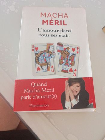 Livre "l'amour dans tous ses états" Macha Meril