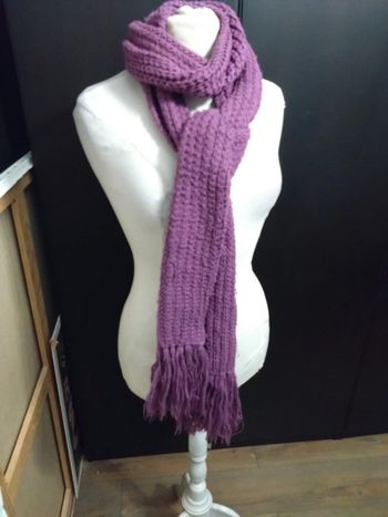 Écharpe hiver torsadée fushia la redoute