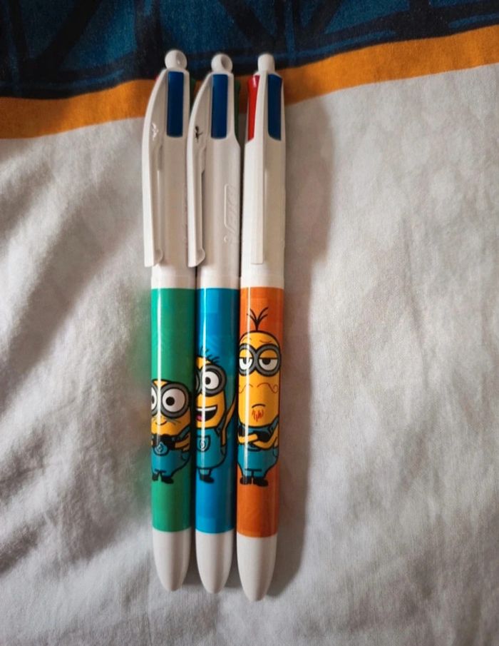 Stylos bic 4 couleurs les Minions - photo numéro 2