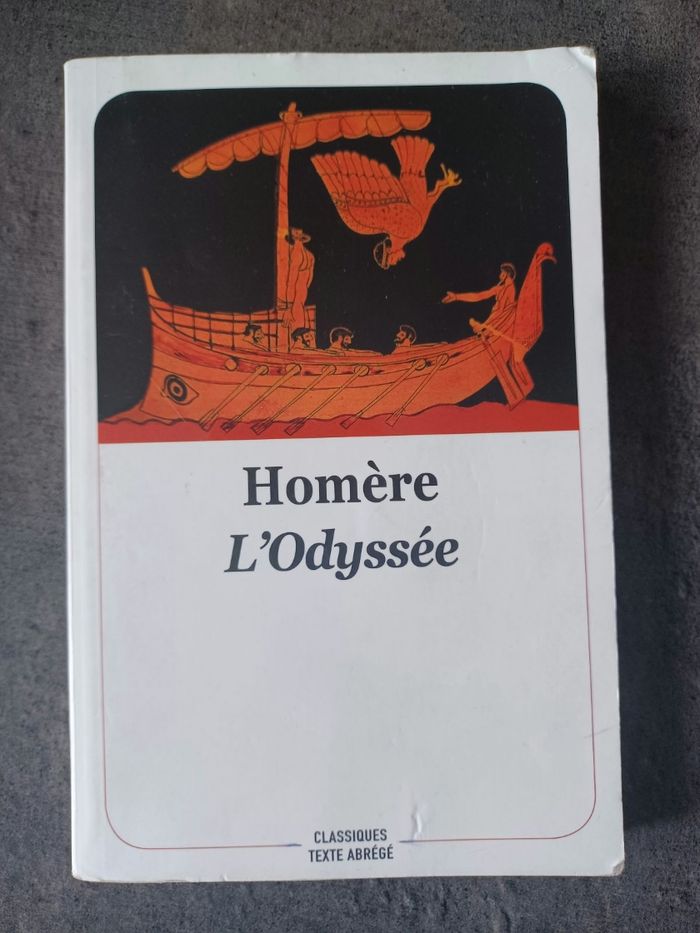 Livre homere l'Odyssée