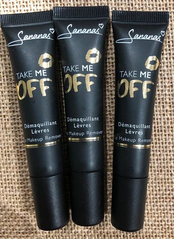Lot 3 démaquillants lèvres - Sananas Beauty
