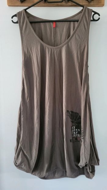 Miss captain tunique longue grise taille 38