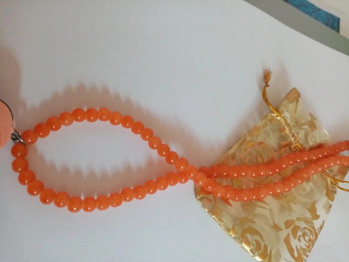 Collier tête de mort perle en verres - photo numéro 4
