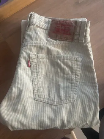 Jean Lévis velours beige