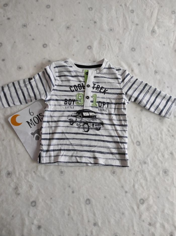 Tee-shirt manches longues 6 mois