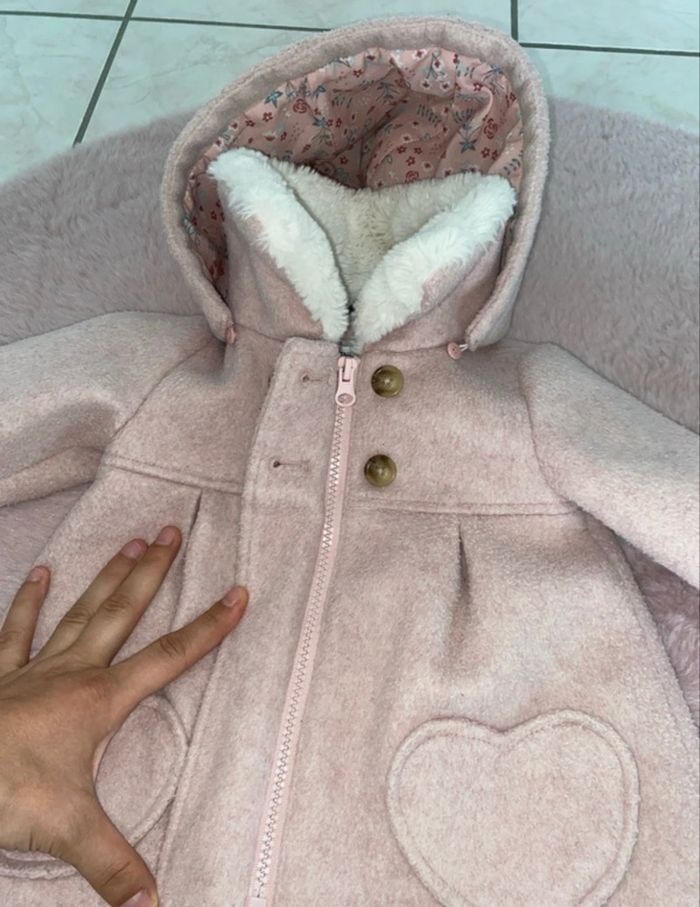 Magnifique Manteau fille avec fourrure - photo numéro 6