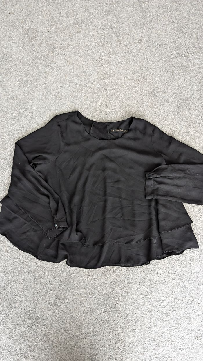 Blouse noire légère