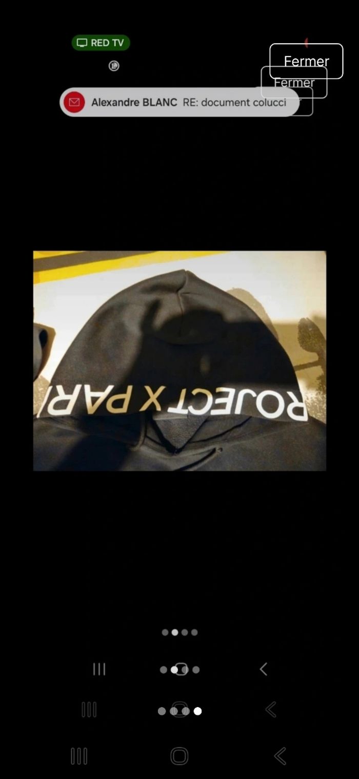 Sweat à capuche noir homme Project X Paris taille M - photo numéro 4