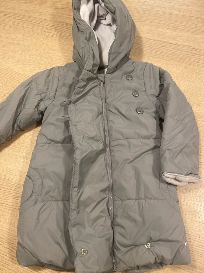 Doudoune grise Obaibi 3 ans - photo numéro 3