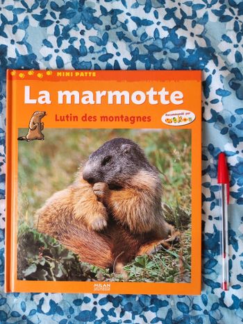 Livre album La Marmotte