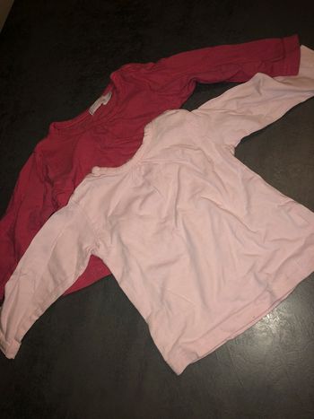 Lot de 2 t shirt manches longues