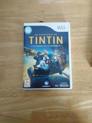 Jeu de Wii Les aventures de tintin