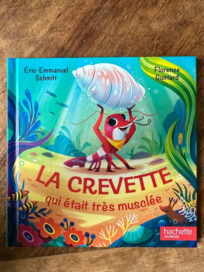 Livre Album McDo Mac Donald’s Hachette Jeunesse La crevette qui était très musclée
