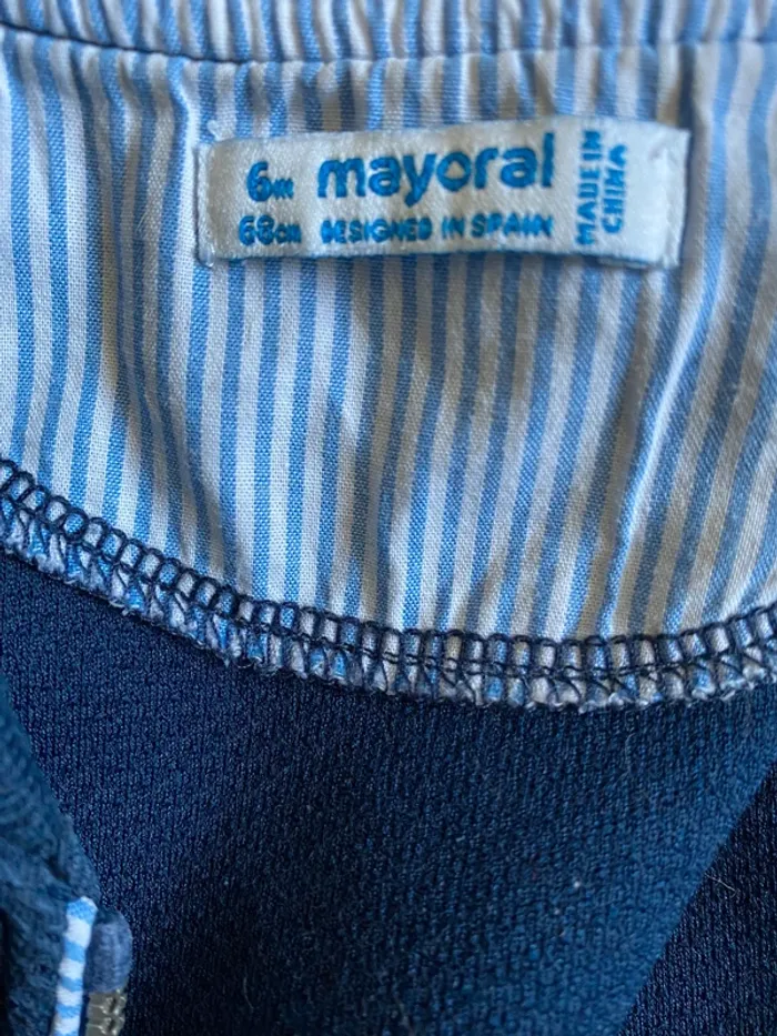 Veste bleu marine 6 mois Mayoral - photo numéro 6