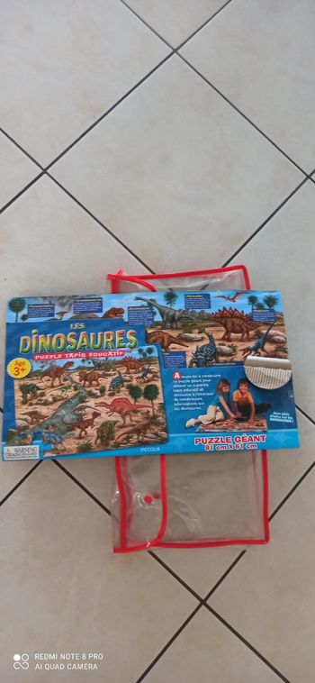 Puzzle dinosaure geant