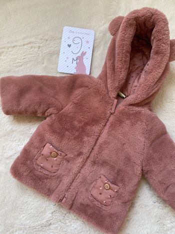 Manteau fourrure 9 mois