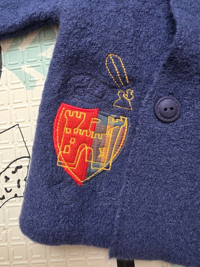 Veste caban bleu marine chevalier DPAM - photo numéro 3