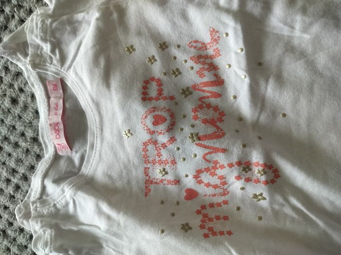 Lot de 5 tee shirt 6 mois très bon état - photo numéro 2