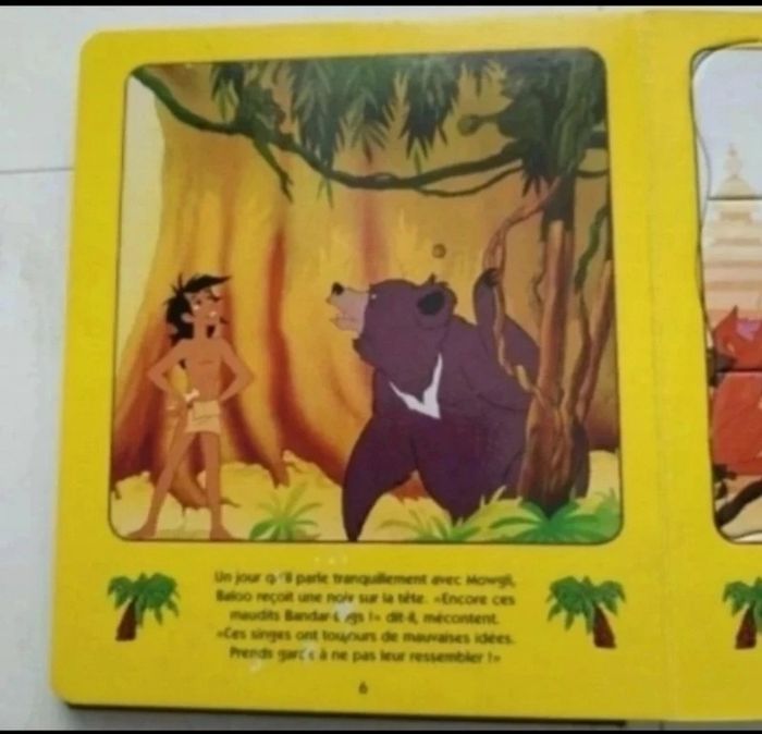 Livre puzzle cartonné LE LIVRE DE LA JUNGLE - photo numéro 6