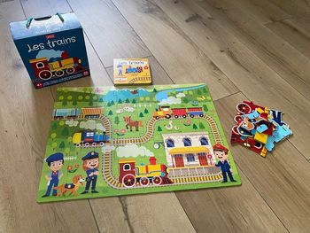Puzzle Sassi 40 pieces les trains 